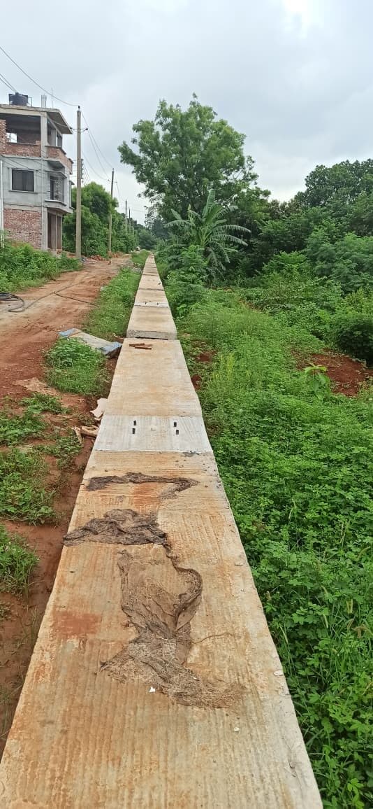 Completed surface drain, BNCHSL Savar estate