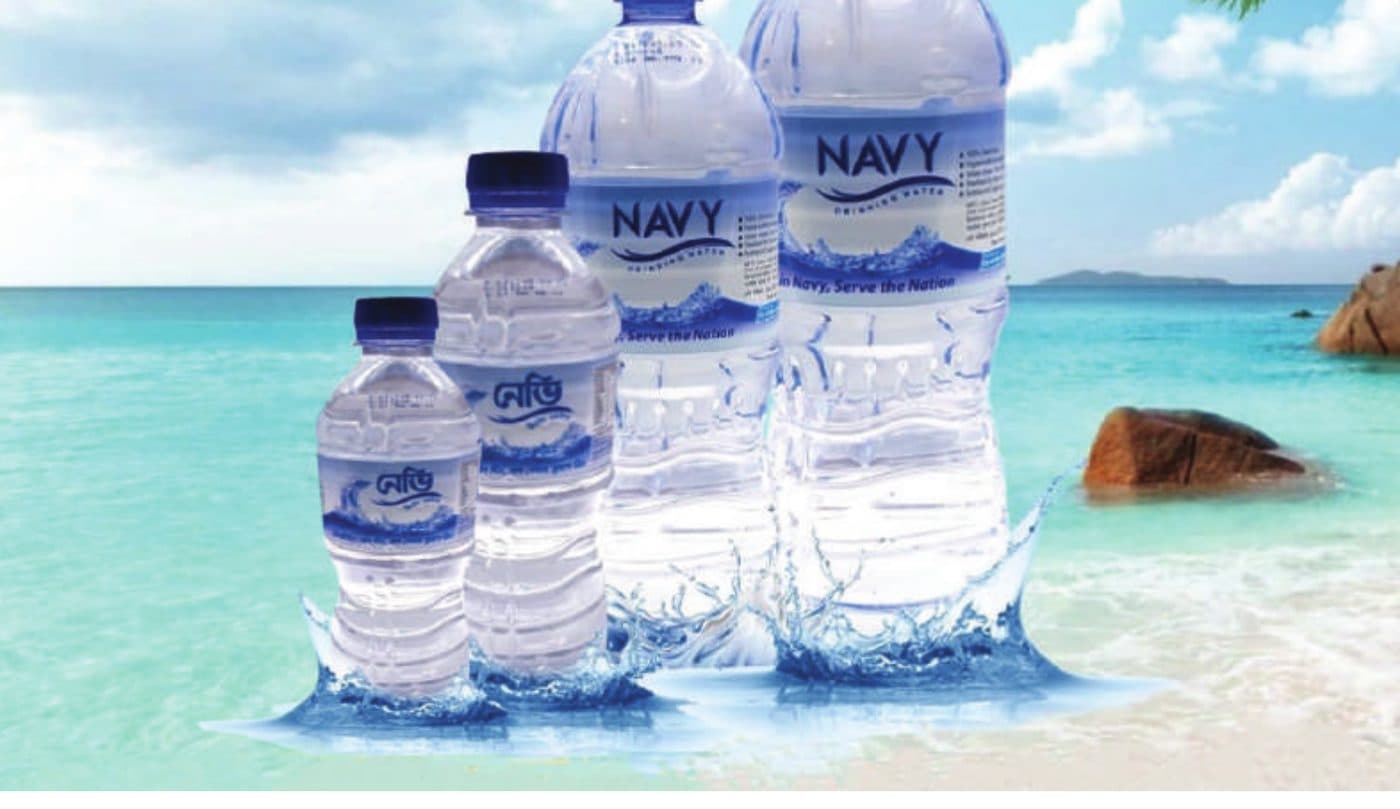 Navy Drinking Water and Navy Facial Tissue
